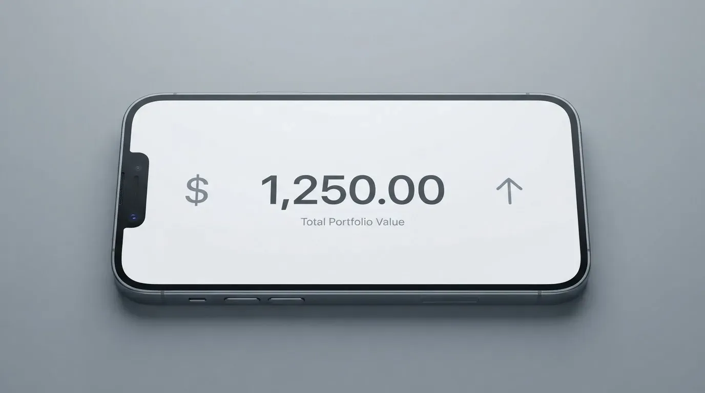 A phone showing a stablecoin transfer screen