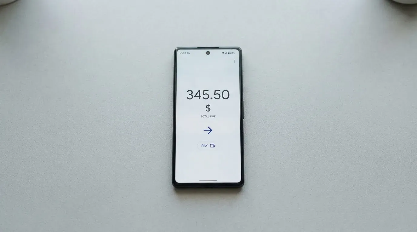 A phone showing a stablecoin transfer screen