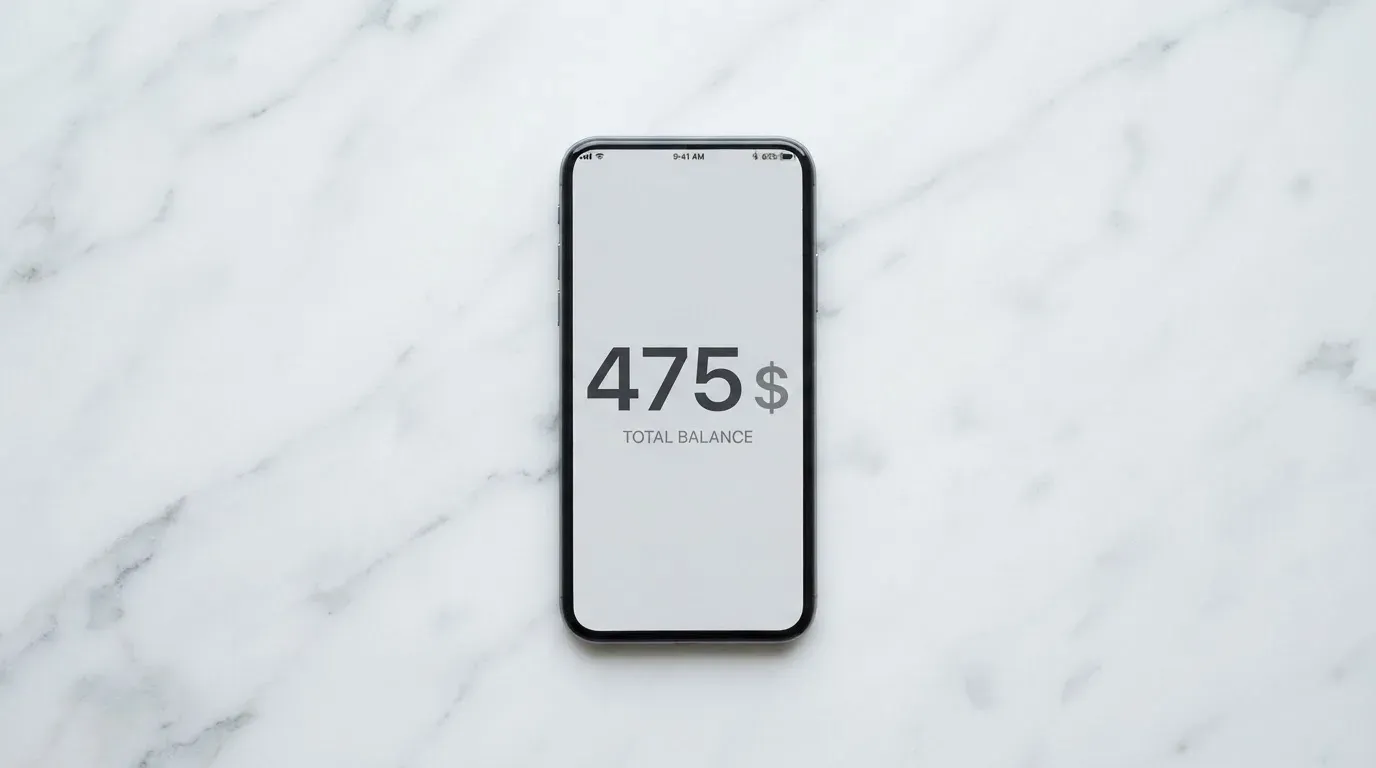 A phone showing a stablecoin transfer screen